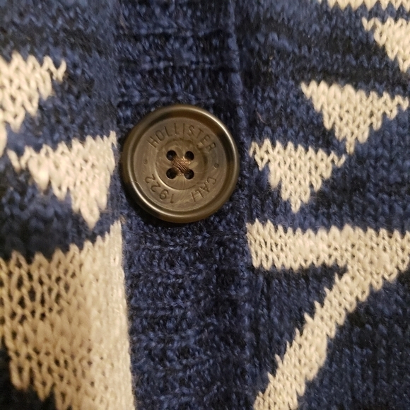 Hollister western long sleeve button up lightweight cardigan size M/L NWT - Picture 3 of 12